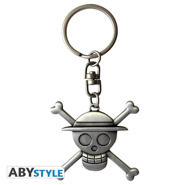 Cover for Keychain · ONE PIECE - Porte-Cles Metal 3D - Skull Luffyp (MERCH) (2019)