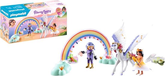 Cover for Playmobil · Playmobil Princess Magic Pegasus met Regenboog - 71361 (Leketøy)