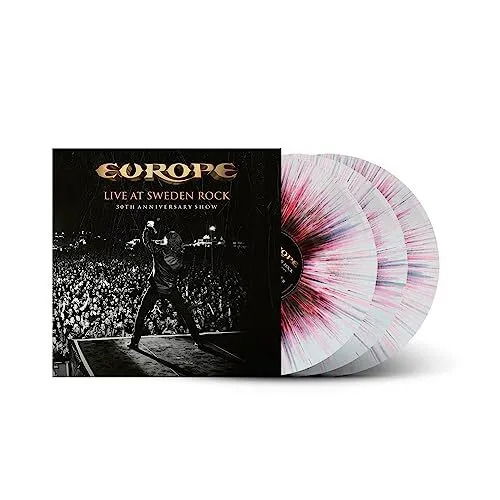 Cover for Europe · Live At Sweden Rock 30th Anniversary Show (Splatter Vinyl) (LP) (2023)