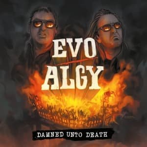 Cover for Evo / Algy · Damned Unto Death (white red splatter vinyl) (LP) (2015)
