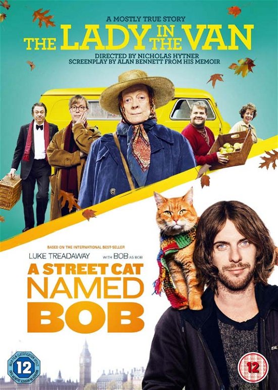 Cover for The Lady In The Van  A Street Cat Named Bob · The Lady In The Van / A Street Cat Named Bob (DVD) (2018)