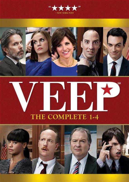 Veep - Season 1-4 - TV Series - Elokuva - WARNER HOME VIDEO - 5051892199612 - maanantai 18. huhtikuuta 2016