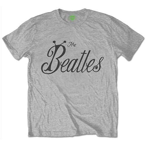 Cover for The Beatles · The Beatles Unisex T-Shirt: Bug Logo (T-shirt) [size L] [Grey - Unisex edition]