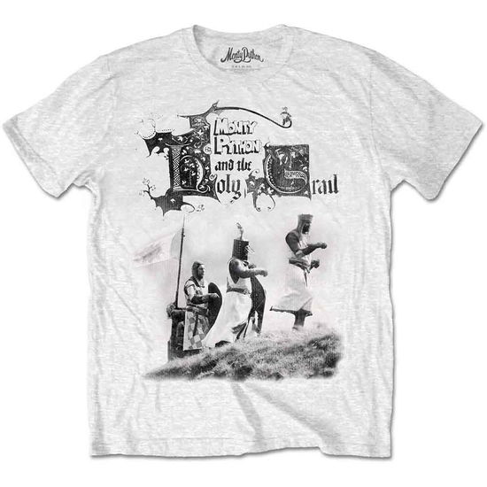 Monty Python Unisex T-Shirt: Knight Riders (White) - Monty Python - Merchandise - Bravado - 5055979948612 - May 12, 2023