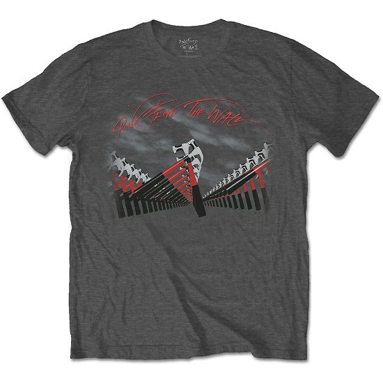 Pink Floyd Unisex T-Shirt: The Wall Marching Hammers - Pink Floyd - Koopwaar - Perryscope - 5056170607612 - 
