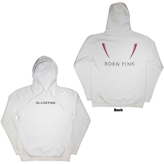 BlackPink Unisex Pullover Hoodie: Born Pink (Back Print) - BlackPink - Merchandise -  - 5056737262612 - July 3, 2024