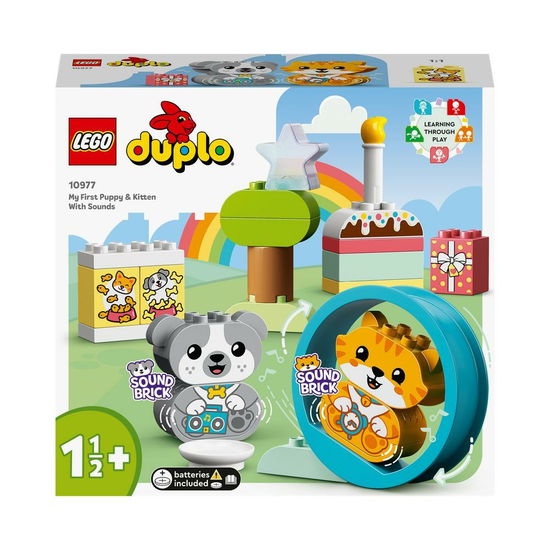 Duplo My First - Il Mio Primo Cagnolino E Gattino Con Suoni - Lego: 10977 - Merchandise - - 5702017153612 -