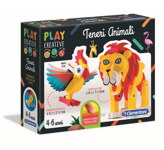 Clementoni: Play Creative - The Animals Of The Savannah - Clementoni - Merchandise - Clementoni - 8005125152612 - 