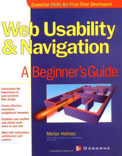 Cover for Merlyn Holmes · Web Usability and Navigation: a Beginner's Guide (Paperback Book) [1st edition] (2002)