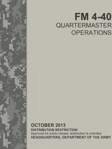 Cover for Headquarters Department of the Army · Quartermaster Operations (Paperback Book) (2019)