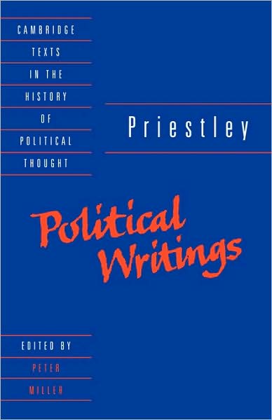 Cover for Joseph Priestley · Priestley: Political Writings - Cambridge Texts in the History of Political Thought (Paperback Book) (1993)