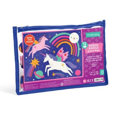 Cover for Mudpuppy · Unicorn Magic 12 Piece Pouch Puzzle (SPILL) (2023)