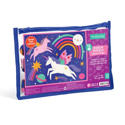 Unicorn Magic 12 Piece Pouch Puzzle - Mudpuppy - Board game - Galison - 9780735378612 - July 20, 2023