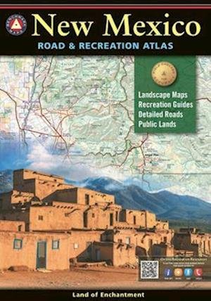 Cover for National Geographic Maps · New Mexico Road &amp; Recreation Atlas 10th Ed (Pocketbok) [11th Revised edition] (2021)