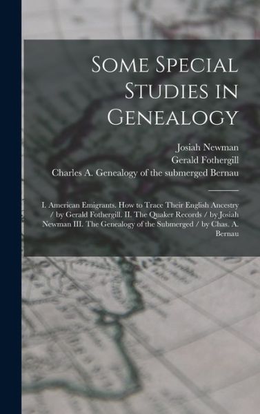 Cover for Gerald Fothergill · Some Special Studies in Genealogy (Book) (2022)