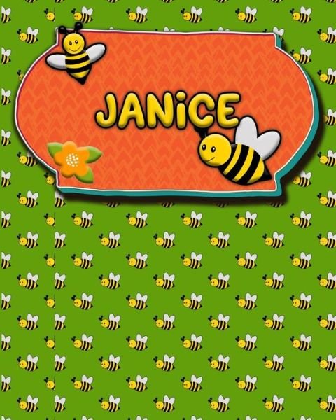 Handwriting Practice 120 Page Honey Bee Book Janice - Buzz Schultz - Książki - Independently Published - 9781070520612 - 27 maja 2019