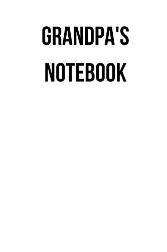 Cover for Men's Notes · Grandpa's Notebook A5 (Pocketbok) (2019)