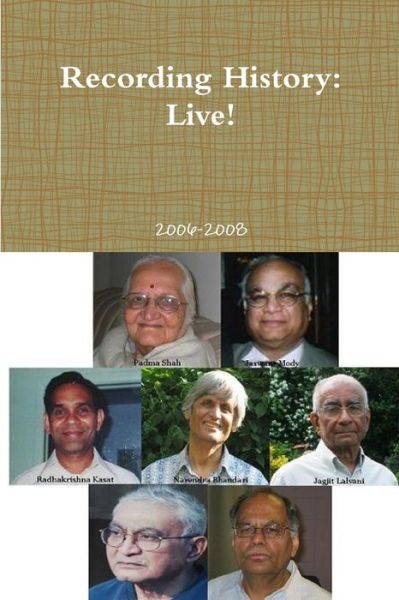 Cover for Mohit Moondra · Recording History (Book) (2012)