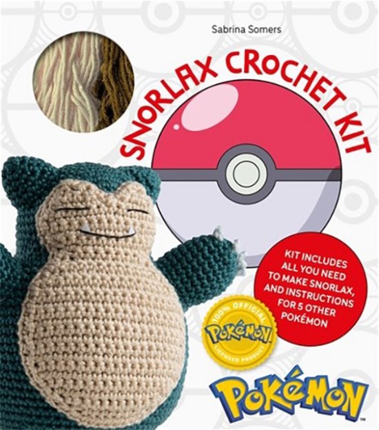 Cover for Somers, Sabrina (Author) · PokeMon Crochet Snorlax Kit: Includes Materials to Make Snorlax and Instructions for 5 Other PokeMon (Bok) (2024)