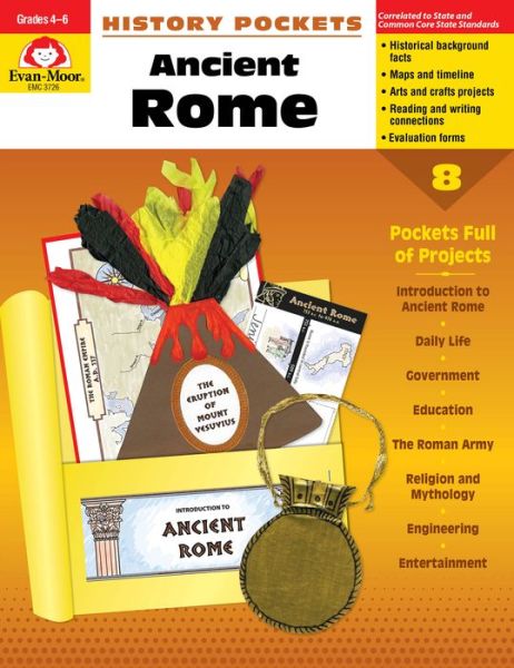 Cover for Evan-moor Educational Publishers · History Pockets: Ancient Rome (Paperback Book) (2008)