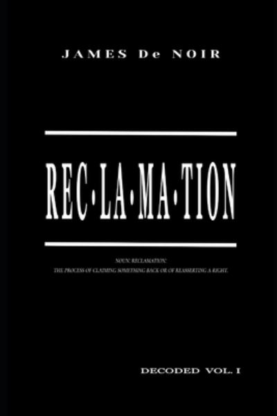 Cover for James McGee · Reclamation (Paperback Book) (2019)