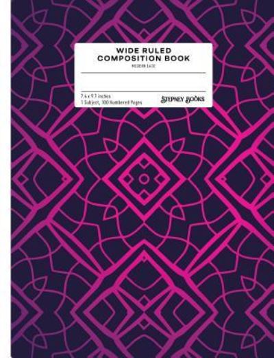 Cover for Stepney Books · Wide Ruled Composition Book (Paperback Book) (2018)