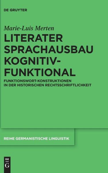 Cover for Merten · Literater Sprachausbau kognitiv- (Book) (2018)