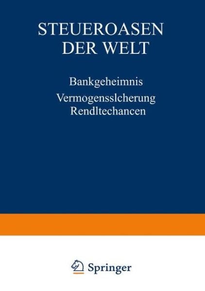 Cover for Ernst-Uwe Winteler · Steueroasen der Welt (Pocketbok) [4. Aufl. 1988 edition] (1988)