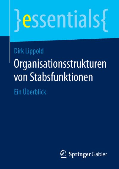 Cover for Lippold · Organisationsstrukturen von Sta (Book) (2016)