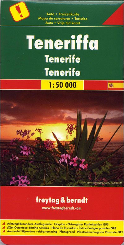 Cover for Freytag &amp; Berndt · Tenerife Road Map 1:50 000 (Map) (2017)