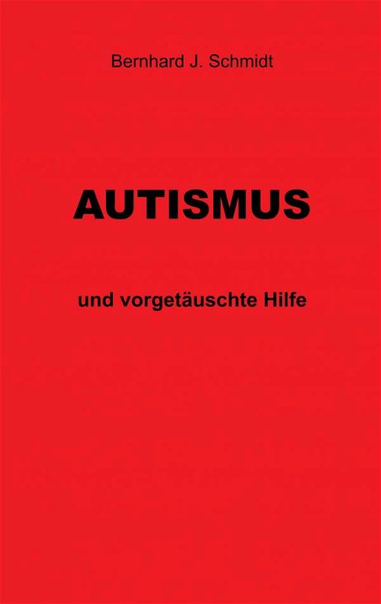 Cover for Schmidt · Autismus (Bok) (2017)