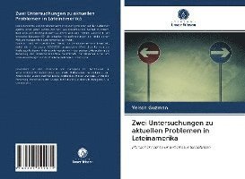 Cover for Guzman · Zwei Untersuchungen zu aktuellen (Book)