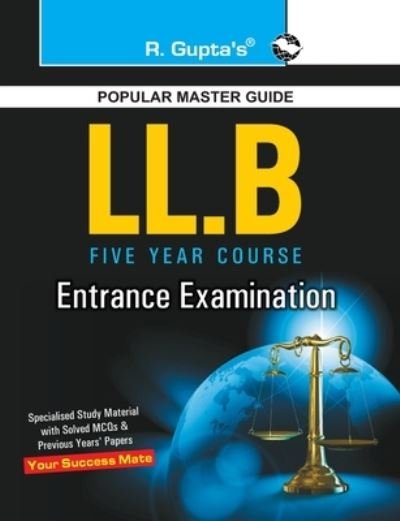 Cover for Gyan Prakash · LL.B Entrance Examination (5 Year Course) (Paperback Book) (2020)