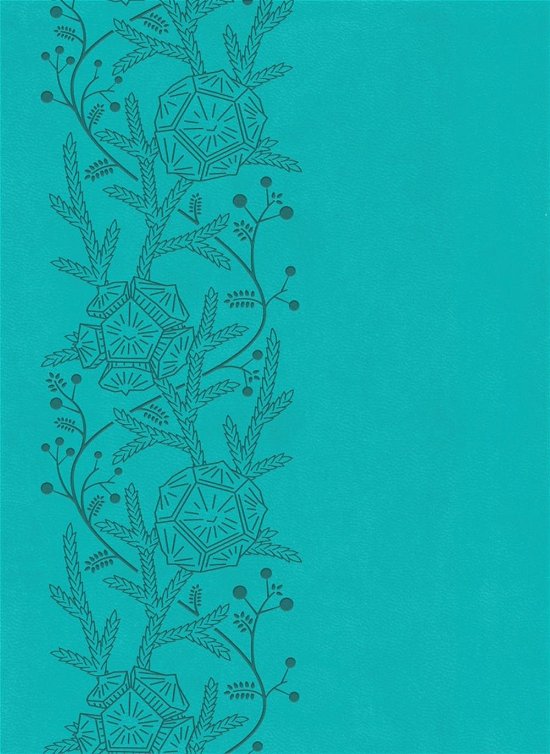 Cover for Bibelen på Hverdagsdansk, trend kunstlæder, turkis (Hardcover Book) (2015)