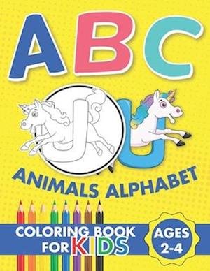 Cover for Larro Kids Publishing · ABC Animals Alphabet Coloring Book for Kids Ages 2-4 (N/A) (2020)