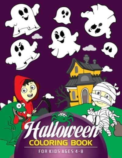 Cover for Simlet House · Halloween Coloring Book for Kids Ages 4-8 (Paperback Book) (2020)