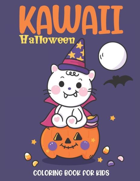 Kawaii Halloween Coloring Book For Kids - Colorful World - Boeken - Independently Published - 9798683379612 - 6 september 2020