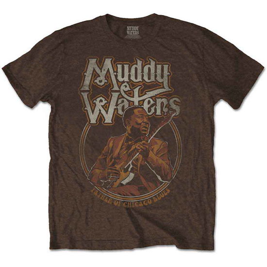 Cover for Muddy Waters · Muddy Waters Unisex T-Shirt: Father of Chicago Blues (T-shirt)