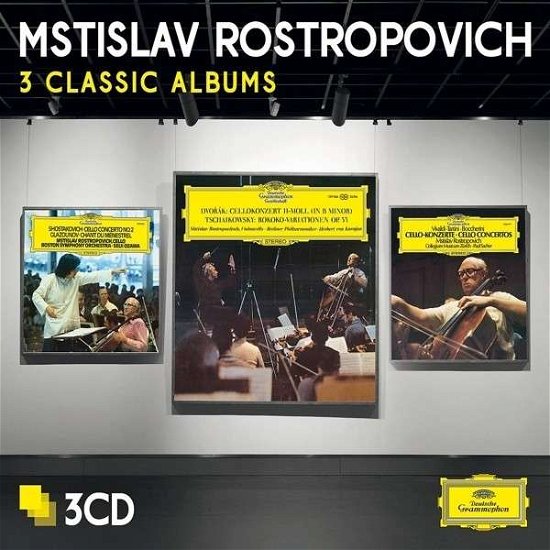 Cover for Mstislav Rostropovich · Three Classic Albums (CD) [Limited edition] (2014)