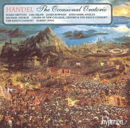 Cover for Robert King the Kings Consor · Handel the Occasional Oratori (CD) (1995)