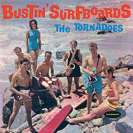 Cover for The Tornadoes · Bustin' Surfboards (CLEAR VINYL) (LP) [Coloured edition] (2019)