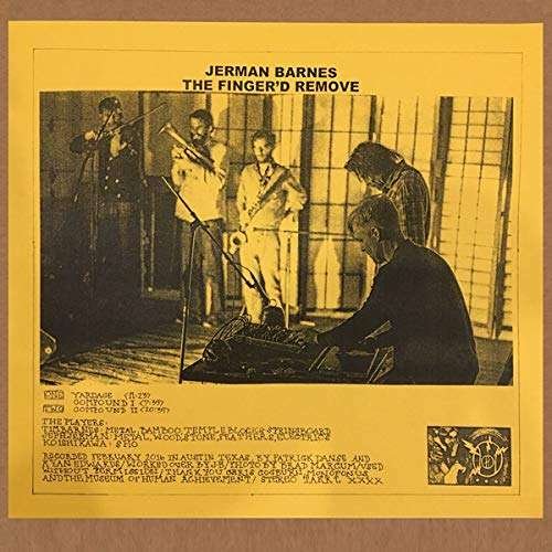 Cover for Jerman Barnes · Finger'd Remove (LP) (2018)