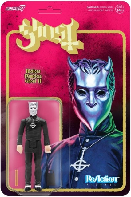 Ghost Reaction Figure - Meliora Nameless Ghoul (Cowbell & Drumsticks) - Ghost - Marchandise - SUPER 7 - 0840049818613 - 22 juin 2022