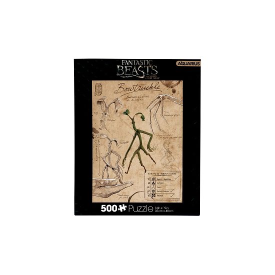 Cover for Harry Potter: Fantastic Beasts · Harry Potter: Fantastic Beasts - Bowtruckle 500 Piece Jigsaw Puzzle (Spielzeug)