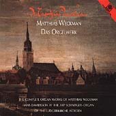 Cover for Matthias Weckman · Das Orgelwerk; Praeambulum Primi Ton (CD) (2013)