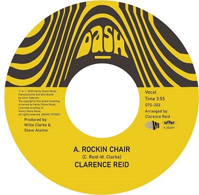 Cover for Clarence Reid · Rockin Chair / Till I Get My Share (LP) [Japan Import edition] (2021)