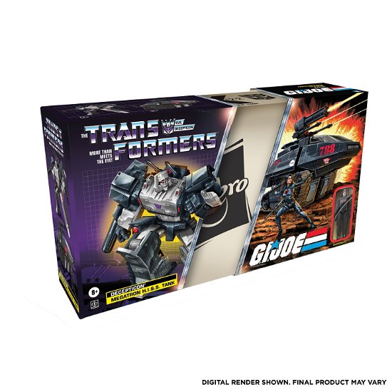 Transformers x G.I. Joe Mash-Up Megatron H.I.S.S. - Transformers - Produtos - HASBRO - 5010994129613 - 29 de agosto de 2022