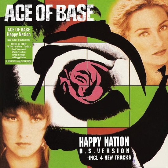 Cover for Ace of Base · Happy Nation (Clear Vinyl) (LP) (2020)