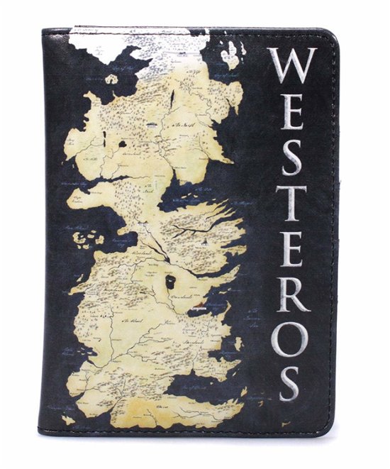 GAME OF THRONES - Passport Holder - Westeros Map - P.Derive - Merchandise - HBO - 5055453461613 - December 1, 2019
