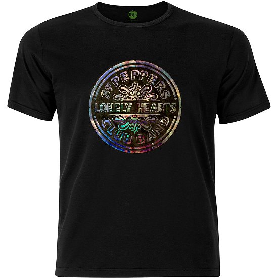 Cover for The Beatles · Beatles (The): Sgt Pepper Drum Black (T-Shirt Unisex Tg. S) (N/A) [size S] [Black - Unisex edition]